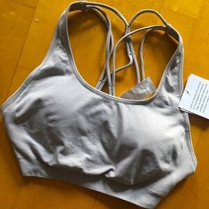 Fabletics Sports Bra Gray Size Small